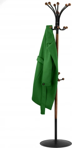 Вешалка напольная Д 1 ЛАЙТ черный/средне-коричневый от фабрики Mebelik