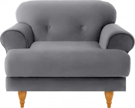 Кресло Italia ОГОГО (арт.339947), (Ткань/Серый)