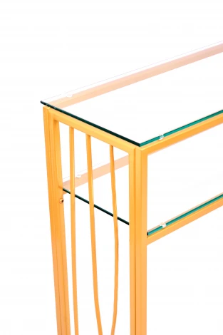 Консольный стол AllConsoles 1124-CG clear золотой