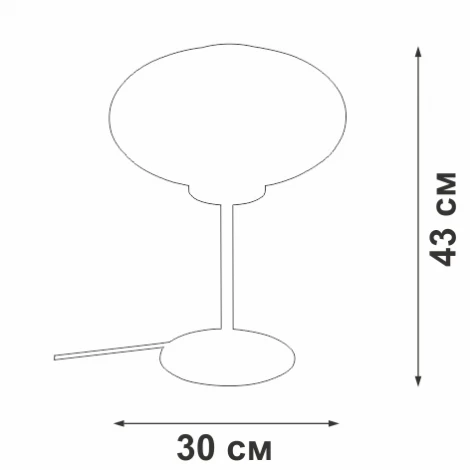 Настольная лампа Vitaluce V2886-8/1L, 1xE27 макс. 40Вт V2886-8/1L (220V)