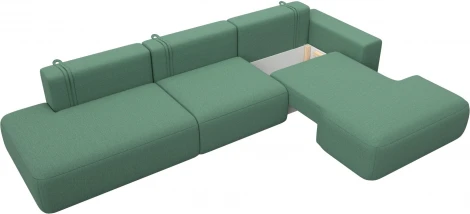 Диван угловой Лига-036 НПБ Модерн Лонг правый угол Лига Диванов (Рогожка) арт.124695