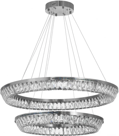 Подвесной светильник ярусный Lumina Deco LDP 6031-800-600 CHR (на тросе)