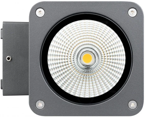 Светильник уличный настенный LGD-EVO-WALL-S100x100-12W Warm3000 (GR, 44 deg, 230V) (Arlight, IP54 Металл) 046193 (LED)