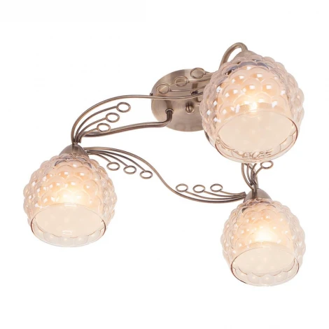 Потолочная люстра IDLamp Verity 286/3PF-Oldbronze