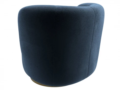 Кресло Лига-072 (Фанера//Велюр/Синий) Лига Диванов 131014