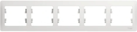 Рамка на 5 постов (белый) Systeme Electric GSL000105