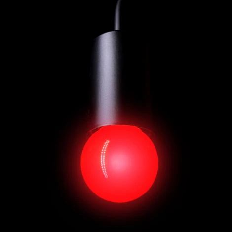 Лампа Ø45 мм для Белт-лайта, Цоколь E27, Красная