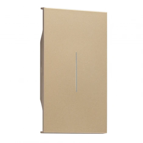 Клавиша 2-ух модульная шампань матовый Meiton ACH01M2