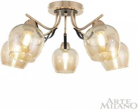 Потолочная люстра Arte Milano AMALFI 322306/5 FG+BK