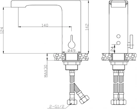 Смеситель BelBagno BB-ELVM-CRM