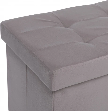 Пуф Leset Леда складной с крышкой (МДФ,Велюр) арт.4687205442185