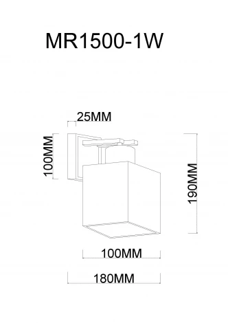 Бра MyFar Eileen MR1500-1W (220V)