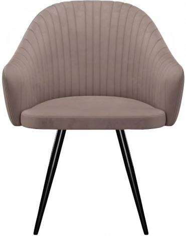 Стул DikLine 439 поворотный, C43 капучино, ножки черные арт.00-00073877