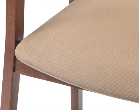 Кресло Dalia Beige/Темный орех R-Home арт.400012320h_diagbeige_nut