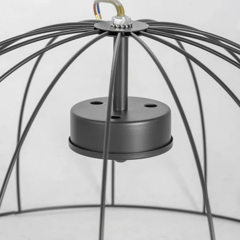 Потолочная люстра Lussole Lattice GRLSP-8215 (220V, круглые, клетка, IP21)