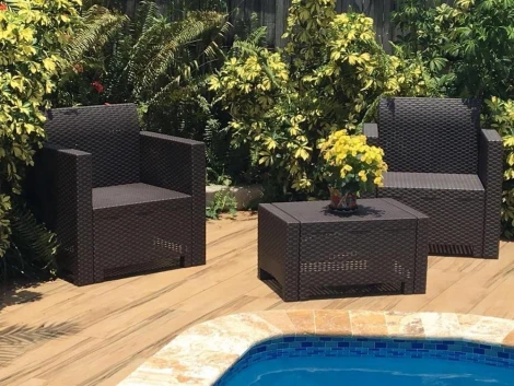 Плетеный комплект Nebraska Terrace B:rattan