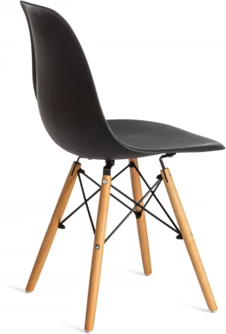 Стул CINDY (EAMES) (mod. 001) / 1 шт. в упаковке (Дерево бук,Металл,Пластик /Черный)