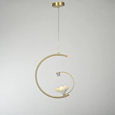 Подвесной светильник Magnolia 1 Flower Imperiumloft Magnolia01 (101770-26) (LED, 220V, на проводе, цветы)