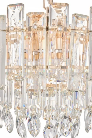 Подвесная люстра Fluorite Constancia FL1063-5P (220V, хрусталь, на цепи)