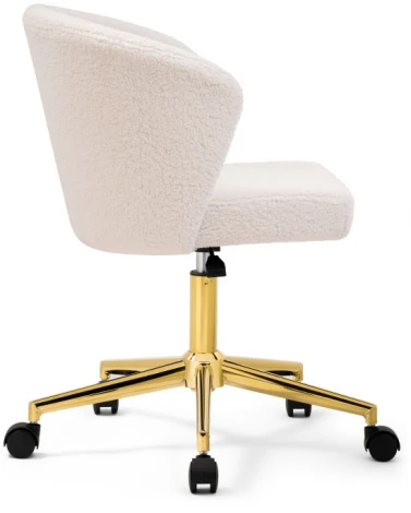 Компьютерное кресло Woodville Lika white teddy 15528