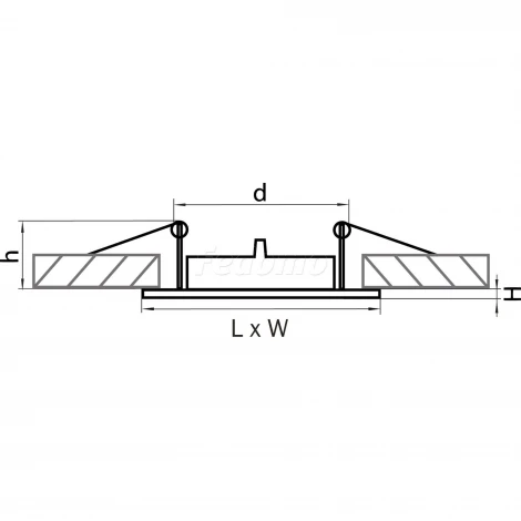 Встраиваемый точечный светильник Lightstar Lega 16 011944 (220V)