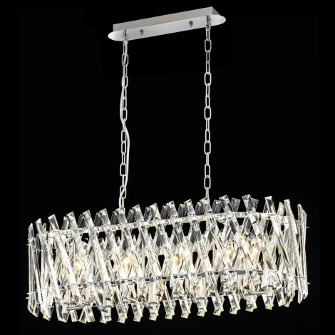 Подвесная люстра Citilux Ингвар CL334301 (220V, хрусталь, на цепи)