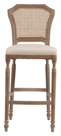 Барный стул Vintage French Nailhead Cane Back