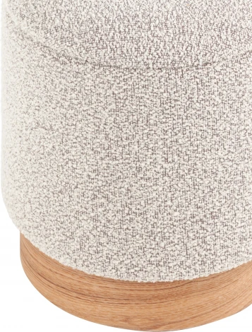 Пуф с ящиком Холли XS букле бежевый, Stool Group