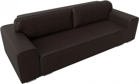Диван прямой Лига-029 (Коричневый/Экокожа) Лига Диванов арт.121032