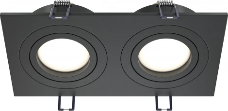 Встраиваемый светильник Atom GU10 2x50Вт Maytoni Technical DL024-2-02B (220V)