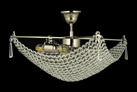 Потолочная люстра Arti Lampadari Roma E 1.3.50.501 N (220V, хрусталь)