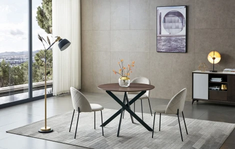 Стол DT-937 (d100) орех # 43334