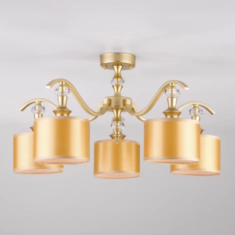 Потолочная люстра Eurosvet Ofelia 60070/5 перламутровое золото