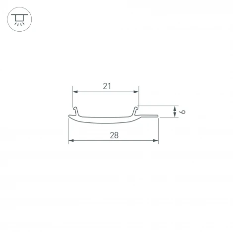 Экран STRETCH-S-20-WALL-SIDE-10m (RESPECT-ST) (Arlight) 040819