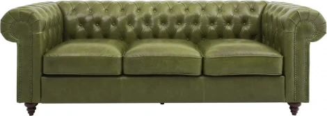 Диван Chester Classic ОГОГО (арт.329658), (Ткань/Зеленый)