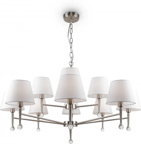 Подвесная люстра большая Freya Rosemary FR2190PL-12N (220V, на цепи)