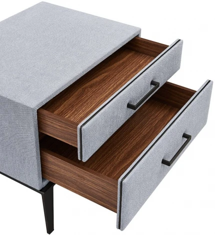 Тумба прикроватная ESF GNS170 серый FA905-31