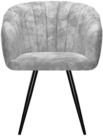 Стул DikLine 442 поворотный, M13 светло-серый, ножки черные арт.00-00073885