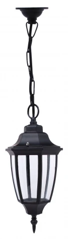 Подвес уличный Horoz Leylak, 1 плафон, черный с прозрачным