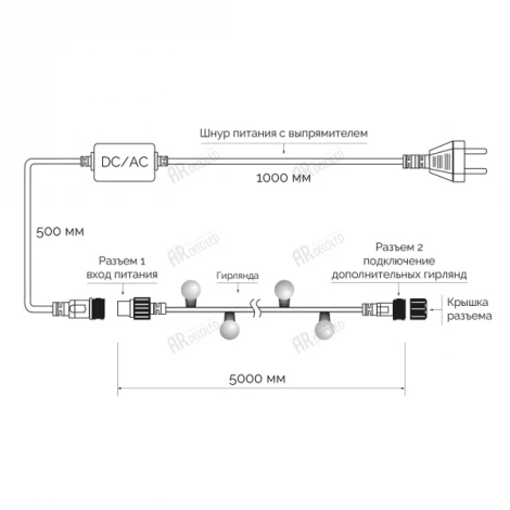 Гирлянда Ardecoled ARD-BALL-CLASSIC 025564