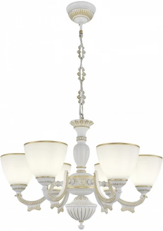 Подвесная люстра Arte Milano AM342837 342837/6 WT+G (220V, на цепи)