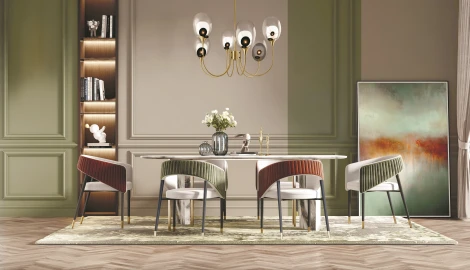 Потолочная люстра на штанге Maytoni Aura MOD016PL-06BS (220V)