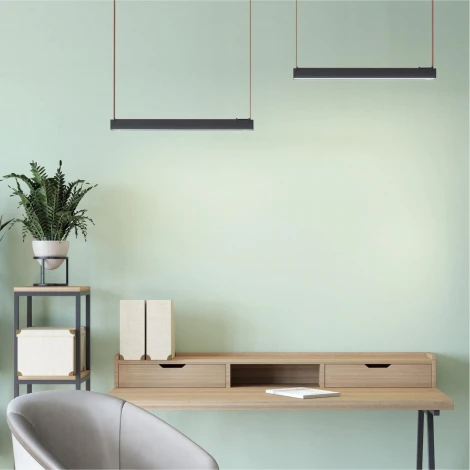 Трековый светильник 48V Denkirs Belty Linear DK5577-BK (LED)