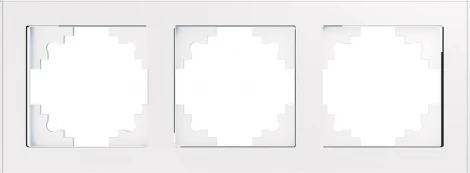 Рамка на 3 поста (белый) Stekker Катрин 39256