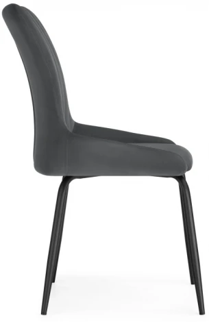 Стул Woodville на металлокаркасе Lado gray / black 15560