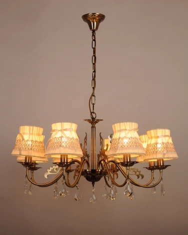 Подвесная люстра Abrasax Emma L.5401-8BR (220V, на цепи)