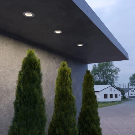 Встраиваемый светильник уличный Elektrostandard Light LED 3003 35128/U белый (220V, IP54)