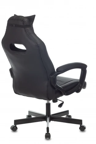 Кресло игровое Zombie VIKING 6 KNIGHT черный эко.кожа с подголов. крестовина металл