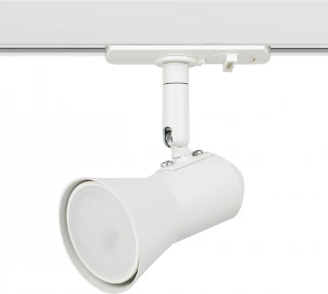 Трековый светильник однофазный ЭРА TR37-GU10 WH (220V)