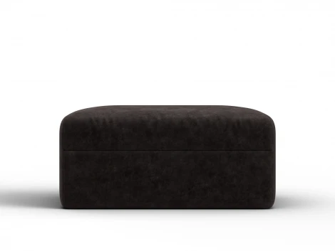 Модуль пуф Лига-060 НПБ (ЛДСП,Брус,Фанера,Велюр/Коричневый) Лига Диванов 129587